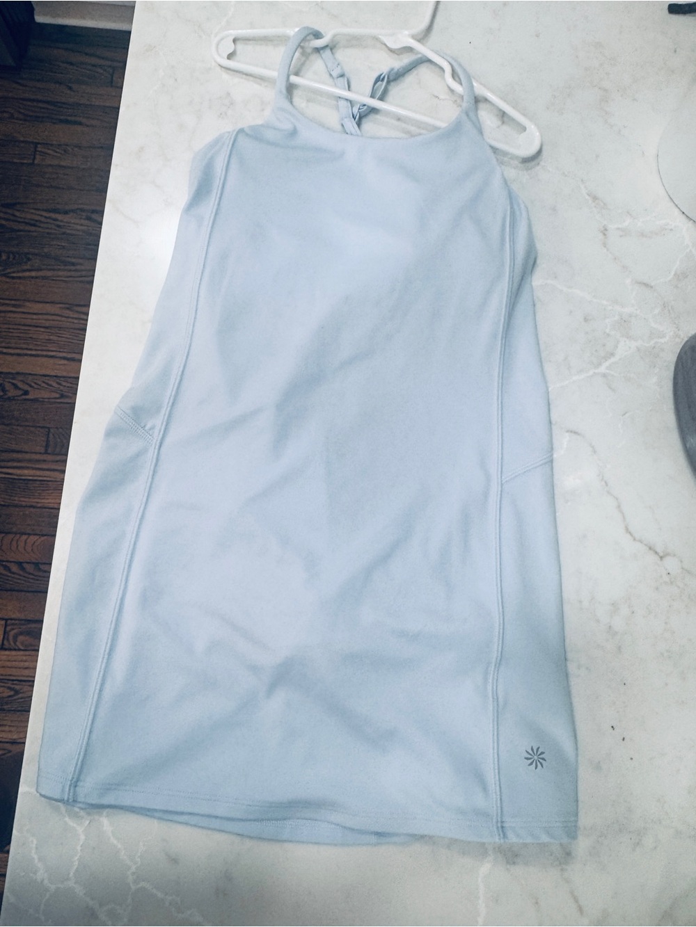 Athleta Girls' Light Blue Racerback Dress